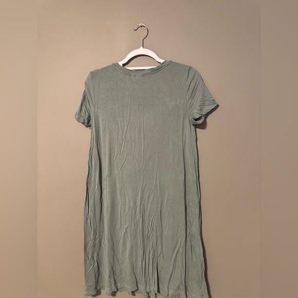 Gap Sage Green T-Shirt Dress Size Small - Picture 3 of 3